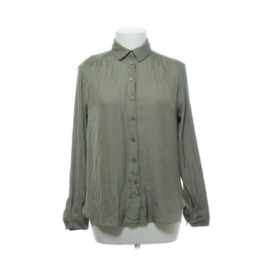 H&M, Hemd, Größe: 34, Grün, Polyester, Streifen, Damen #Dlu