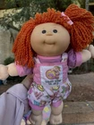 Cabbage Patch Kid Vintage Red Hair 80’s Outfit Neon Bright Colors What Time