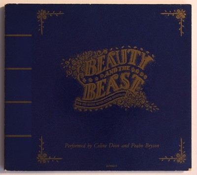 CELINE DION Beauty And The Beast CD Single Duet With Peabo Bryson Disney RARE