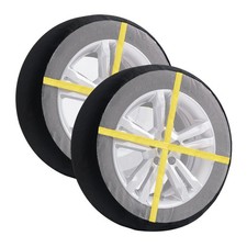 Thickened Snow Socks for Tires, Full Coverage Tire Socks with Polyester Fiber, S