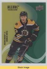 2022-23 Upper Deck Allure Color Flow Yellow Green Charlie Coyle #SF-43 READ o1h