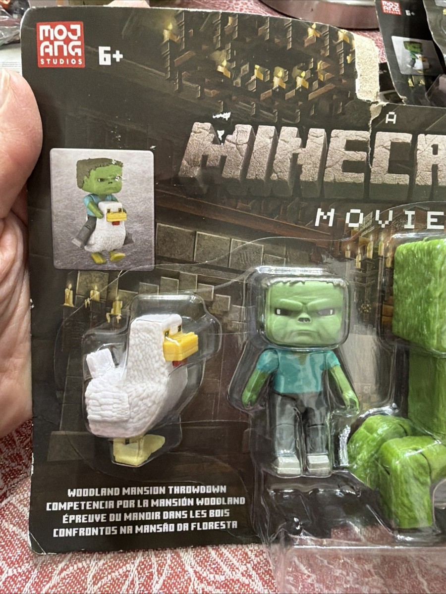 Minecraft Movie WOODLAND MANSION THROWDOWN Chicken Jockey Creeper