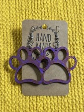 Pet Paw Print Earrings NEW