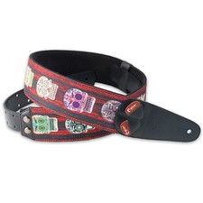 Gitarrengurt RightOn! Straps Mojo Skulls Gurt Gitarre NEU