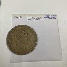 Colombia 50 Centavos, 1959 KM#217 30.5mm C/N Coin Circulated