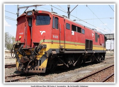 South African Class 18E Series 2   train railroad _issue3