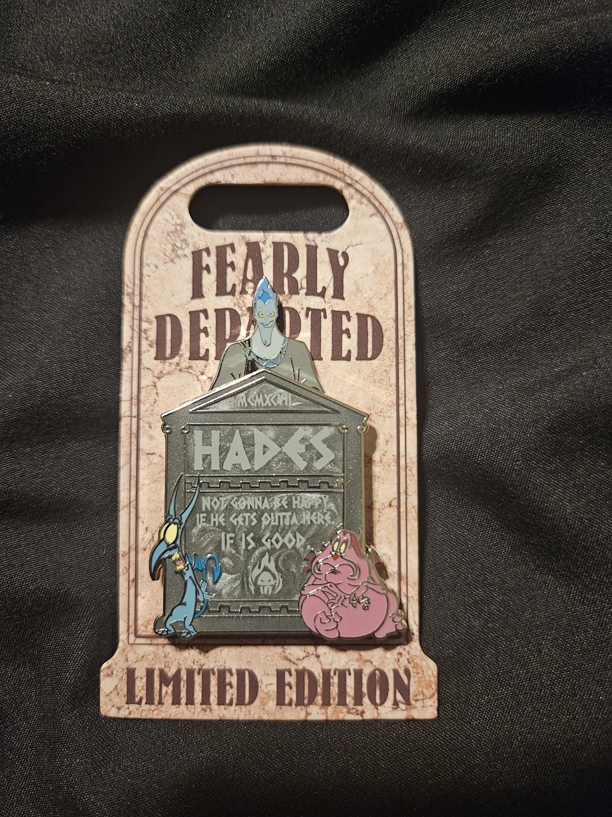 Disney 2021 Villains Fearly Departed Hades Hercules LE 5000 Pin