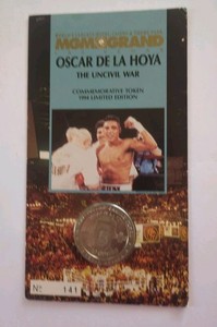 Oscar De La Hoya "The Uncivil War"  Commemorative Token 1994 Limited Edition MGM