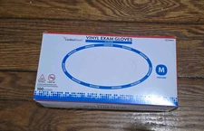 Cardinal Health Flexal Nitrile Exam Gloves, Powder-Free MEDIUM Size