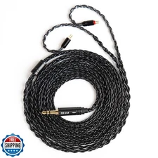 keephifi KBEAR ST12 Plus 2Meters Black IEM Cable 3.5 MM 2PIN Type, 8-Strand 4