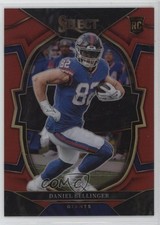2022 Panini Select Concourse Red Prizm 41/99 Daniel Bellinger #84 3hd