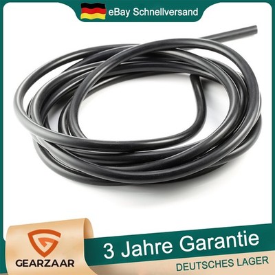Silikon Unterdruck Schlauch 3mm ID Hochtemperatur Auto Diesel Rohr Schwarz 3M