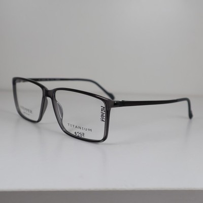 STEPPER Eyewear SI-20140 F290 Grey Titanium Eyeglasses Frames 57-14-140mm