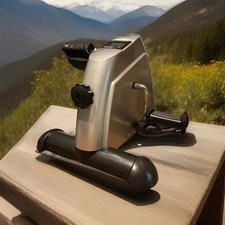 Mini Exercise Bike Under Desk Pedal Exerciser Cycle Arm Leg Peddler LCD Display