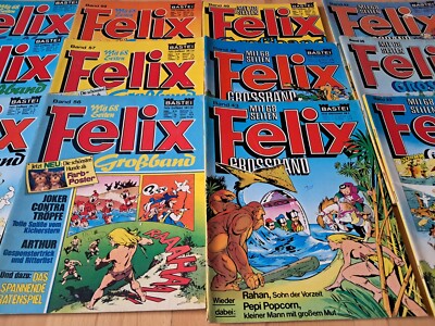 Felix Grossband Nr.33, 35, 42, 43, 46, 49, 56, 57, 59, 61, 62, 63 - Konvolut
