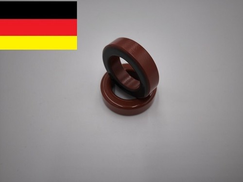 10 x noyau annulaire en poudre de fer amidon original type T157-2 rouge - Photo 3/5