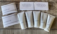 Bodyography Travel Size Shampoo Conditioner Lotion Bodywash Massage Bar Set New