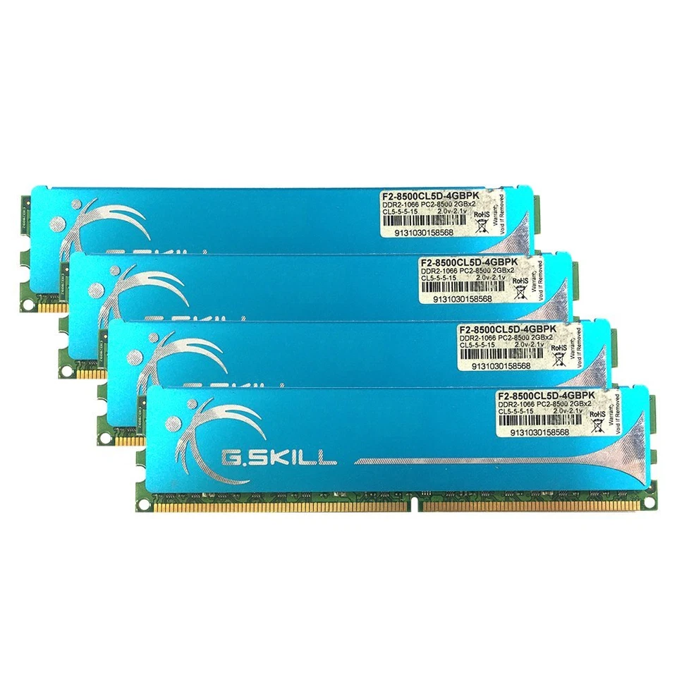 8GB 4GB 2GB DDR2 1066MHz PC2-8500U 240Pin OC DIMM RAM Desktop Memory GSKILL - Image 4 of 4
