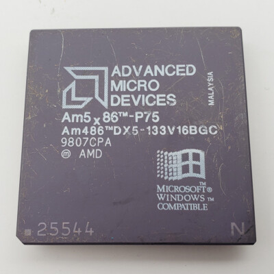 AM5X86-P75 AMD AM486DX5-133V16BGC CPU 32-Bit PGA168 | eBay