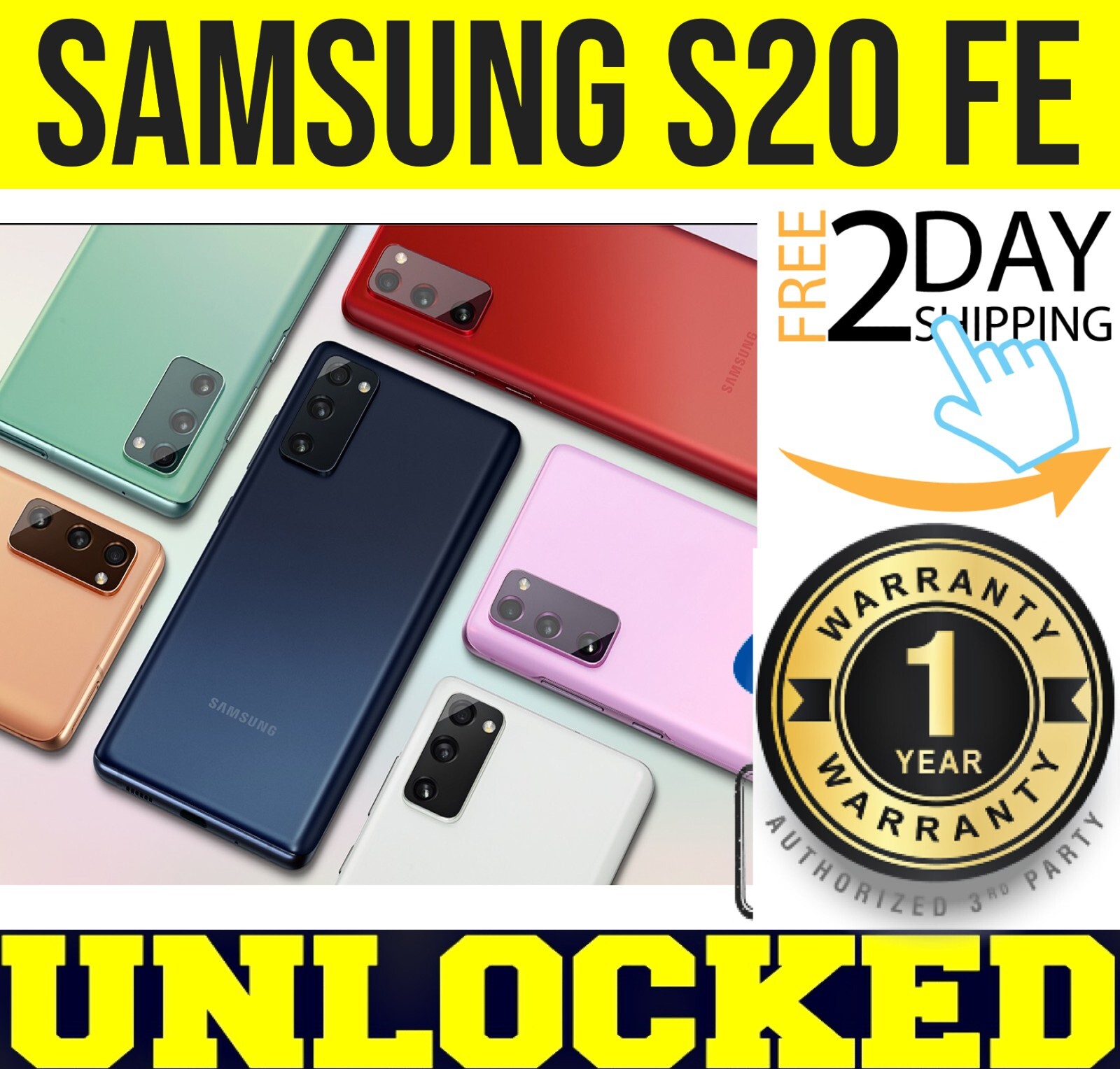 Samsung Galaxy S Fe 5g 128gb G781u1 Us Model Factory Unlocked Sealed Ebay