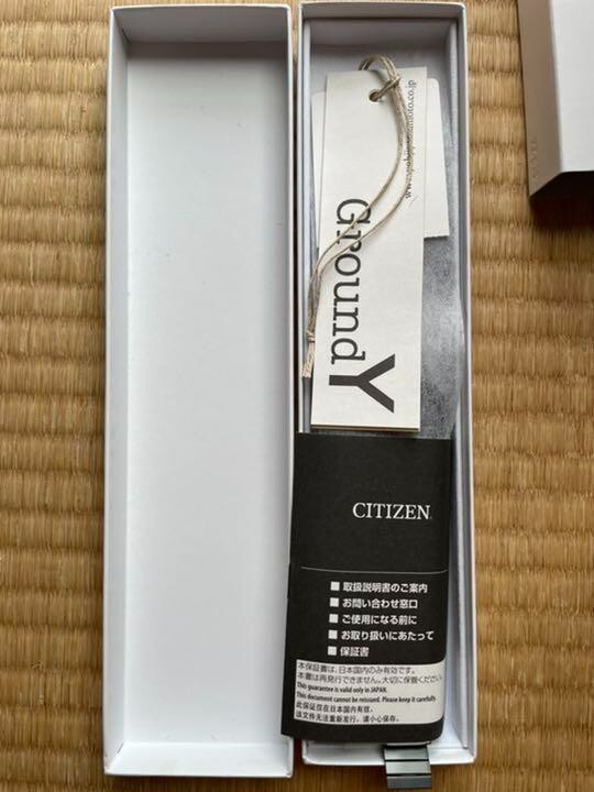 Citizen Yohji Yamamoto Ground Y ANA-DIGI TEMP Black Citizen Yohji Yamamoto Ground Y ANA-DIGI TEMP Black