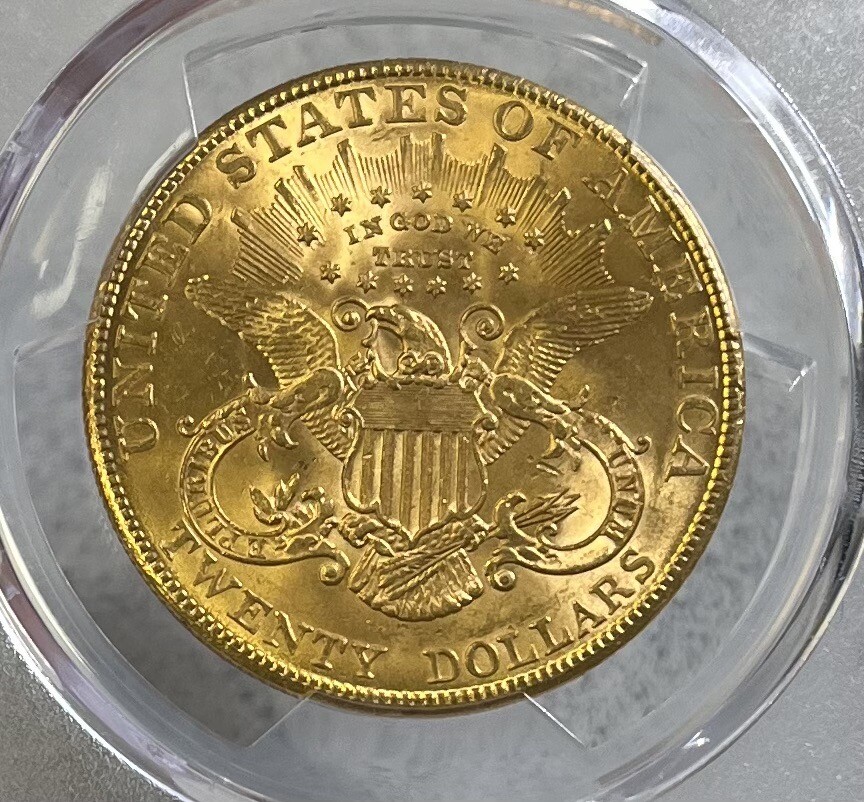 1907 PCGS/CAC MS63 20 Liberty Gold Double Eagle eBay