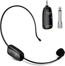 Microfonos Profesionales Inalambricos Professional Recargables Diadema Estudio