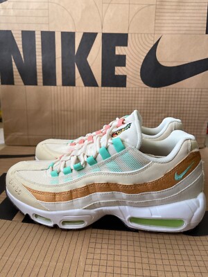 Nike Men Air Max 95 NGR CZ0154 100 Coconut Milk/Green Glow Size