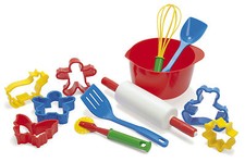 KIDS CHILDRENS PLAY TOY KITCHEN BAKING SET kids bake off set 12 piece by DANTOY