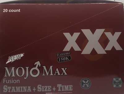 Mojo max box of 20