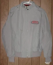 Vintage Foxco Engineering Bomber Jacket Size L By King Louie Pro Fit Gray NOS