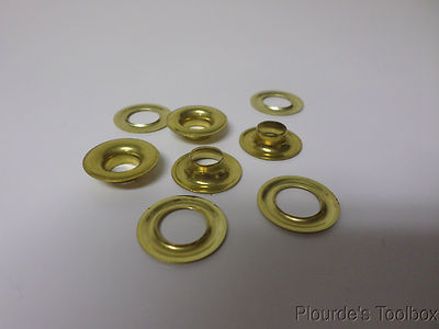 #ad #ad Lot of 137 New Lord amp; Hodge 3 8quot; Brass Washer Grommets Size 2 1072 2 $24.99