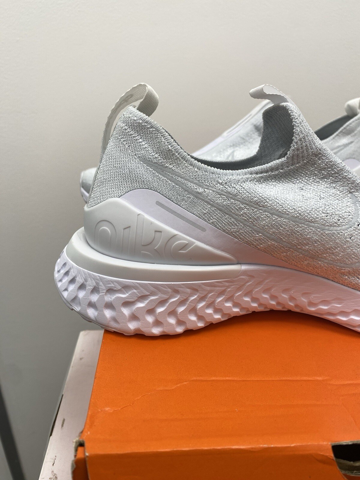 Nike Epic Phantom React Flyknit White Pure Platinum W BV0415-100 UK 8.5, EU 43 image 9