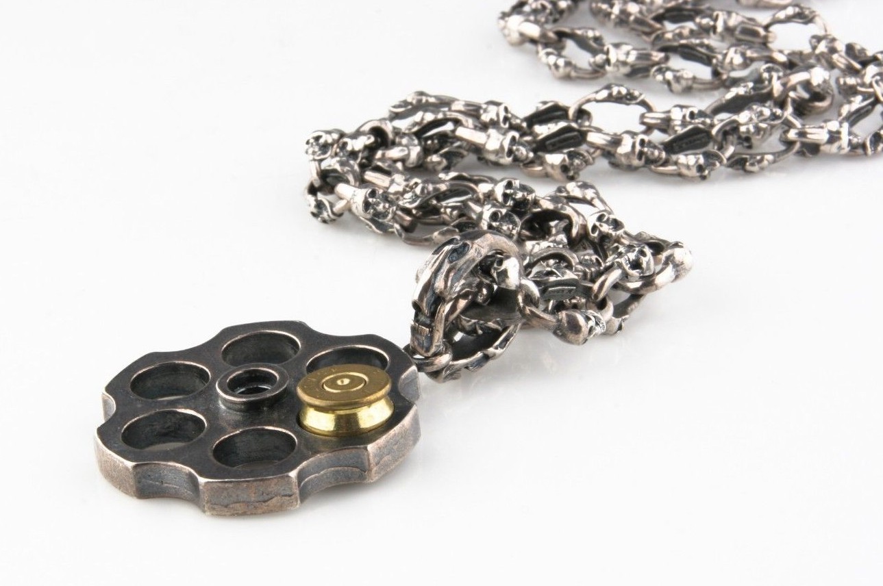 Sevan Avakian Sterling Silver .45 Caliber Chamber… - image 4