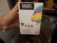 Liquitex Professional Matte Pouring Medium Set New 4pcs