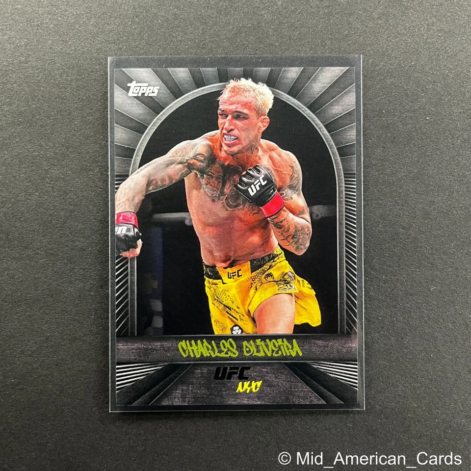 2024 Topps UFC NYC Charles Oliveira Base #3 - Image 3 of 4