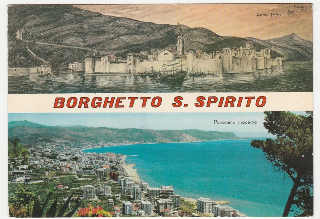 BORGHETTO S. SPIRITO - SAVONA - VEDUTINE - VIAGG. -20017-