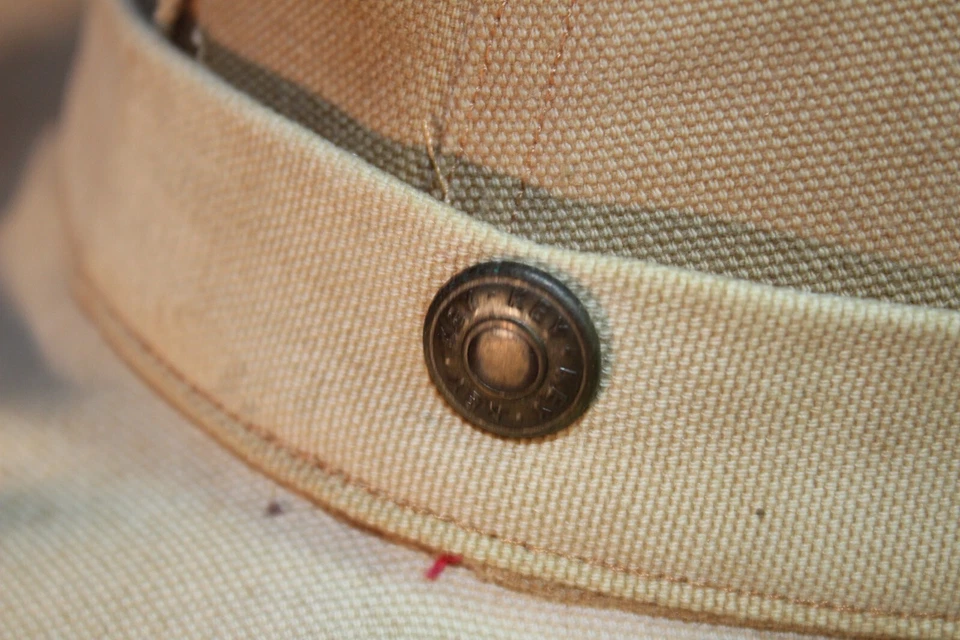 Sombrero de Vaquero Talla 7 3/8 o L Fedora Hecho de Mono Llave Tostado Western ÚNICO EN SU CLASE Foto 4 de 4
