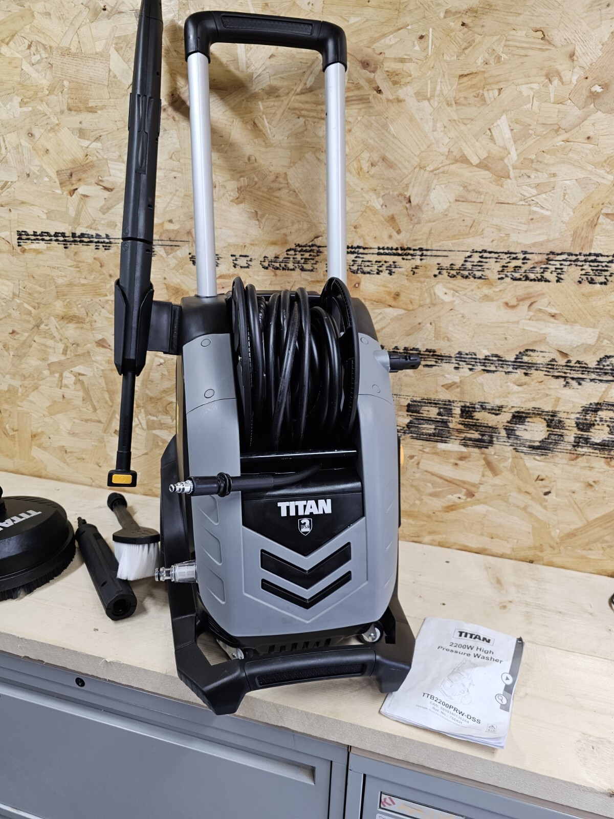 Titan High Pressure Washer Electric TTB2200PRWDSS Jet Wash 150 Bar 2