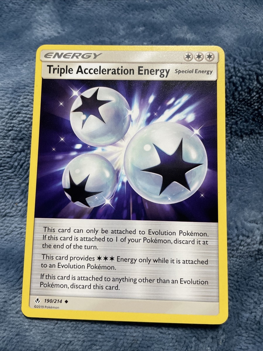 Pokémon TCG Triple Acceleration Energy Unbroken Bonds 190/214