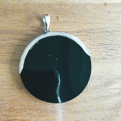 Pendentif Oeil Sainte Lucie En Argent 925/1000 - Poinçonné, Neuf Avec étiquettes, Bijou Argenté