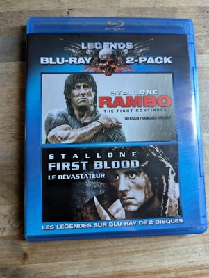 Rambo: First Blood/Rambo: The Fight Continues (Blu-ray Disc, 2010, 2-Disc Set)