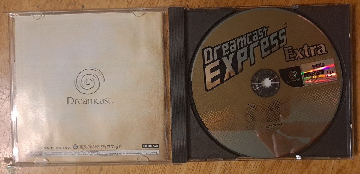 Japanese Dreamcast Express Extra Sega Japan Import Complete CIB US