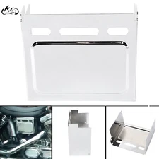 Chrome Battery Side Cover For Harley Sportster XL 883 1200 1982-1999 FXD 91-96