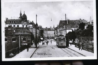 THIONVILLE FOTO STRAßENBAHNKARTE 1933