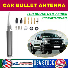 50 Cal Aluminum Bullet Short Antenna Kit For Dodge Ram 1500 2500 3500 2009-2023