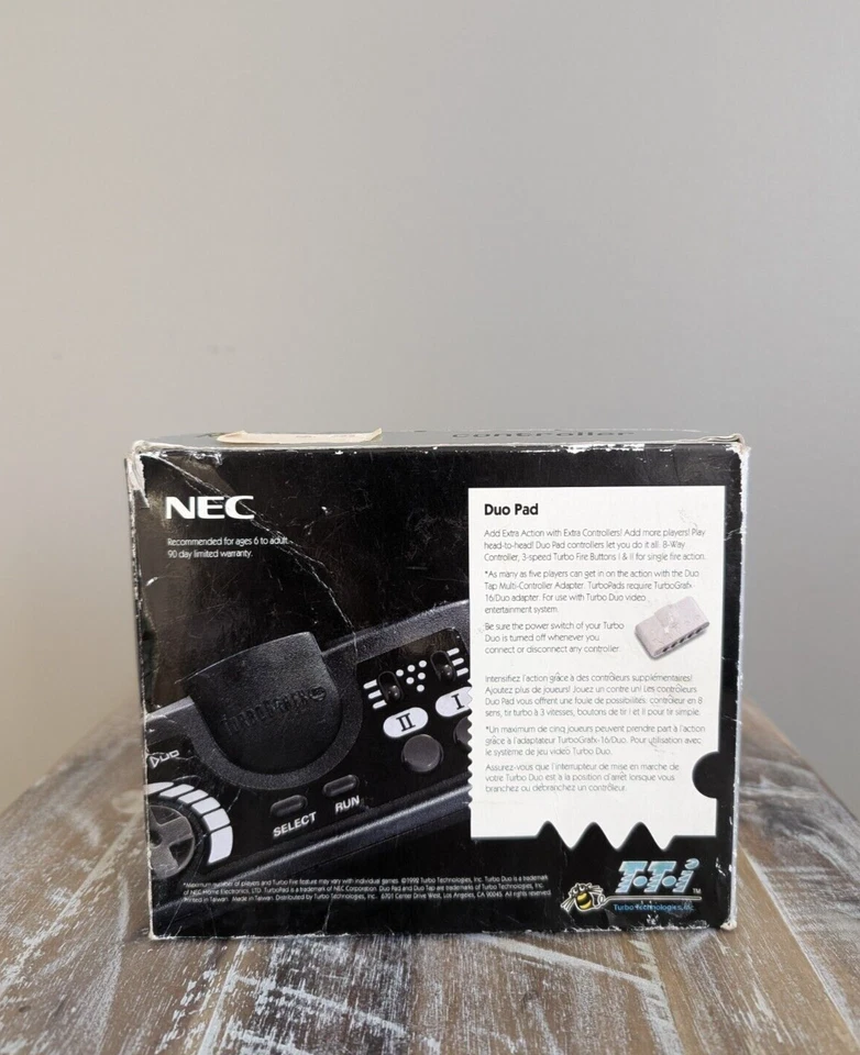 NEW UNUSED ✹ Turbo Grafx 16 Duo Controller ✹ DUOPAD Complete In Box ✹ RARE - Image 3 of 4