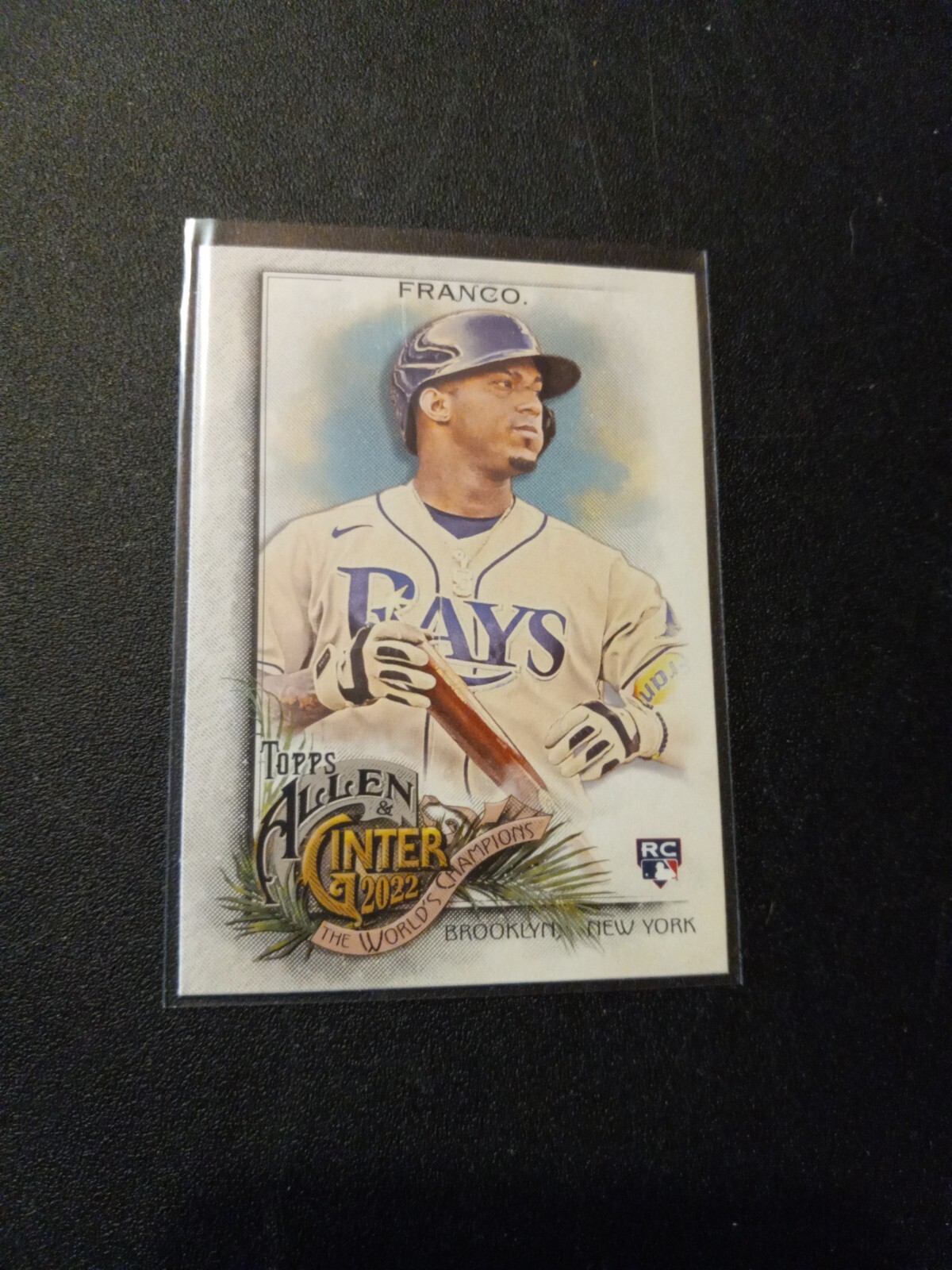 2022 Topps Allen & Ginter Wander Franco RC Rookie #91 Tampa Bay Rays
