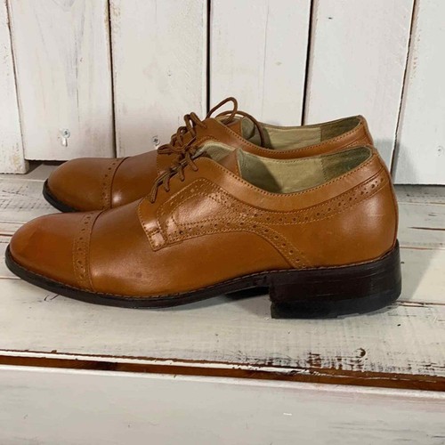 Men's size 8 D'el Leon dress shoes CP 