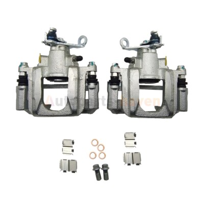 WESTON-AUTOPARTS Rear Disc Brake Caliper Set W/ Brackets – For Dodge Journey 2009-2012 (LH & RH)